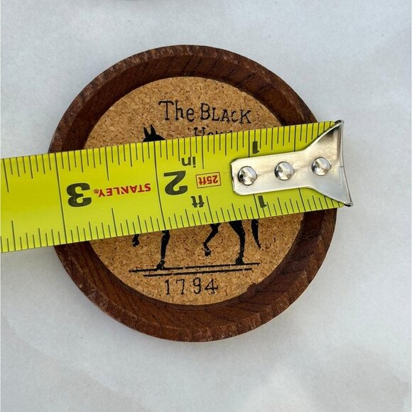 Vintage Set of Six The Black Horse Tavern 1794 Collection Coaster Brown Size 3x3 - Picture 4 of 7